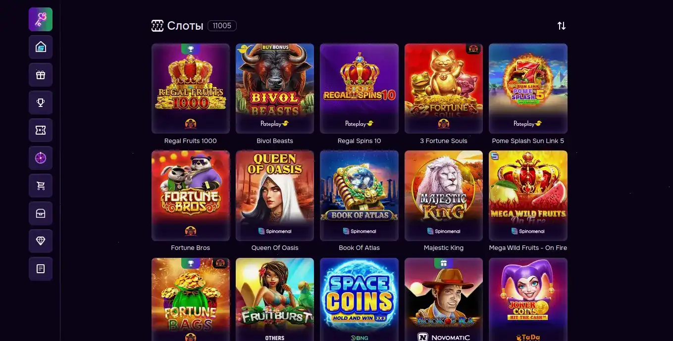 Интерфейс казино Maxbet на компьютере